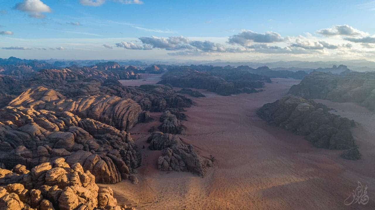 Hasma sandy mountains on the western side of Tabuk, northwest of Saudi Arabia