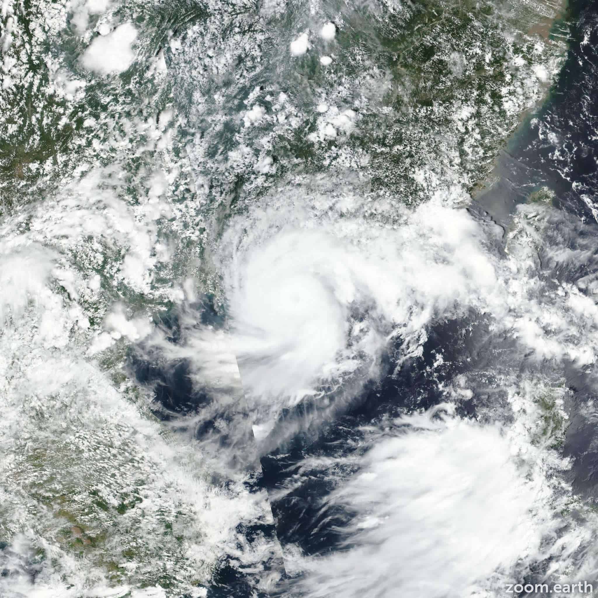 Typhoon Cempaka makes landfall in China's Guangdong