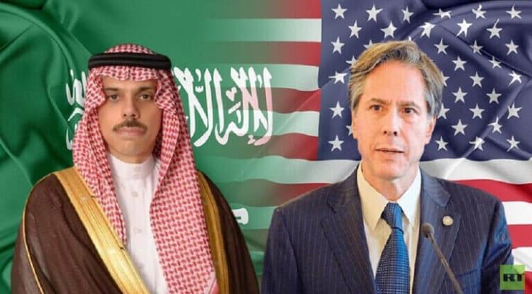 Saudi Foreign Minister discusses with his US counterpart developments in Afghanistan