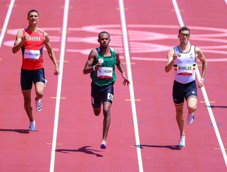 Saudi sprinter Mazen Al-Yassin achieves first place in the 2020 Tokyo Olympics