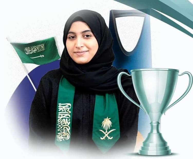 Saudi Shahd Al Qaisum achieves 3rd place in a reading challenge