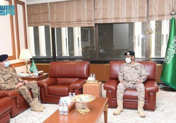 Saudi Deputy Chief of Staff, Pakistani Director General of Joint Chiefs of Staff discuss military relations
