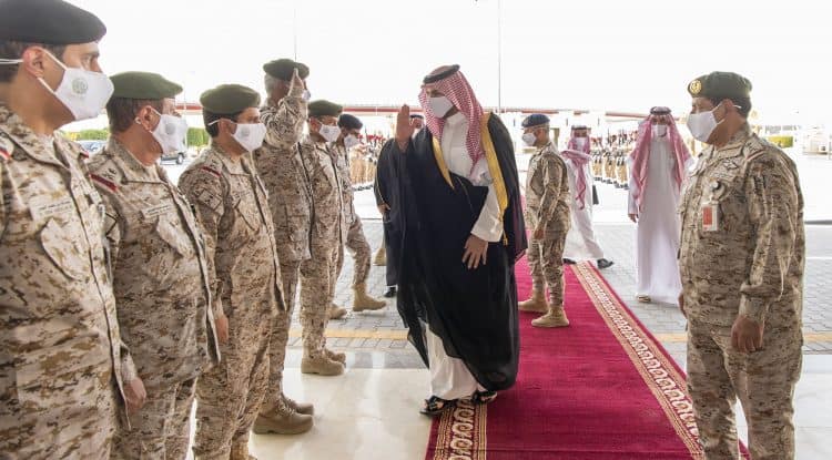Saudi Deputy Defense Minister visits the headquarters of the Infantry Forces