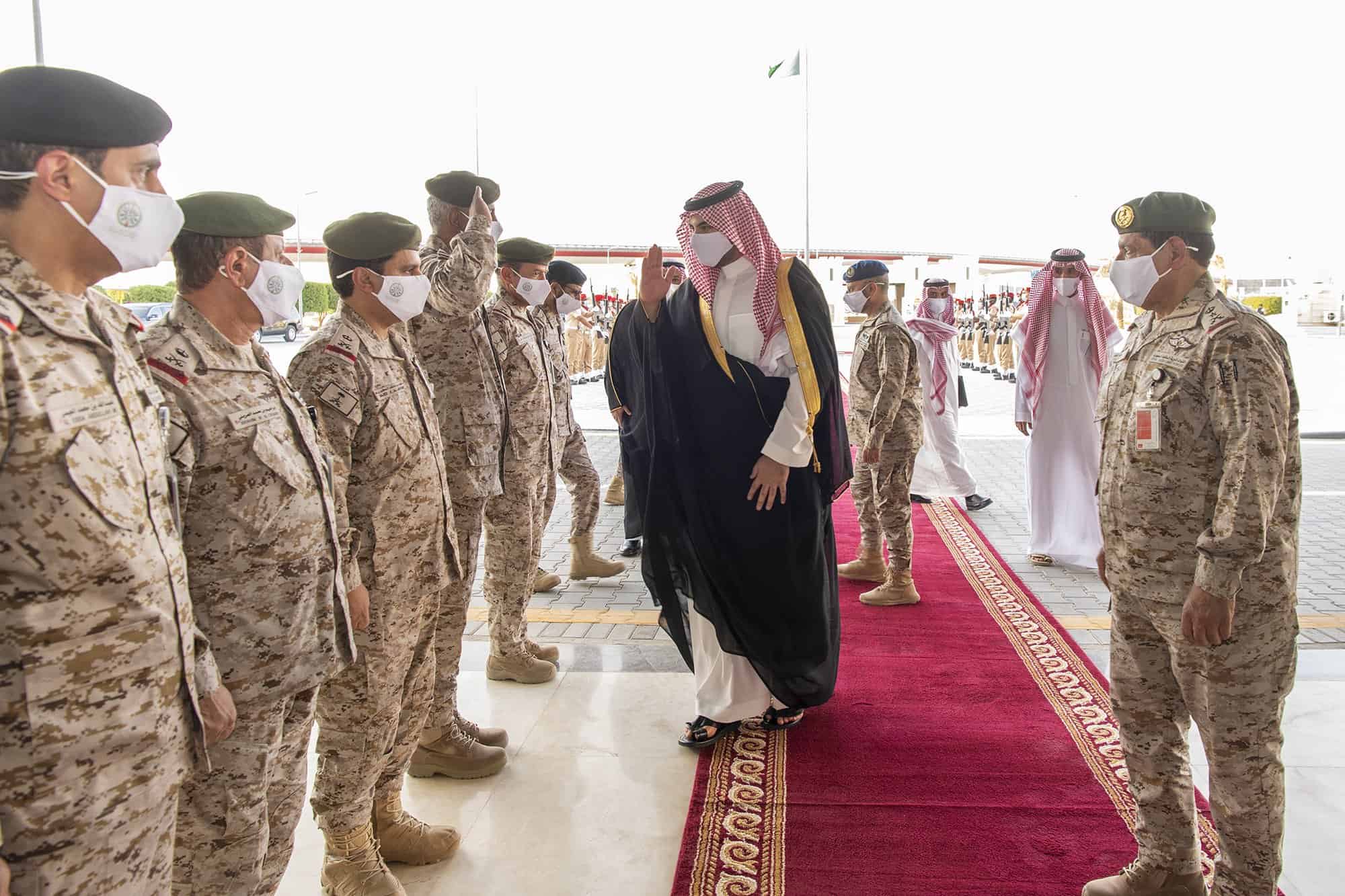 Saudi Deputy Defense Minister visits the headquarters of the Infantry Forces