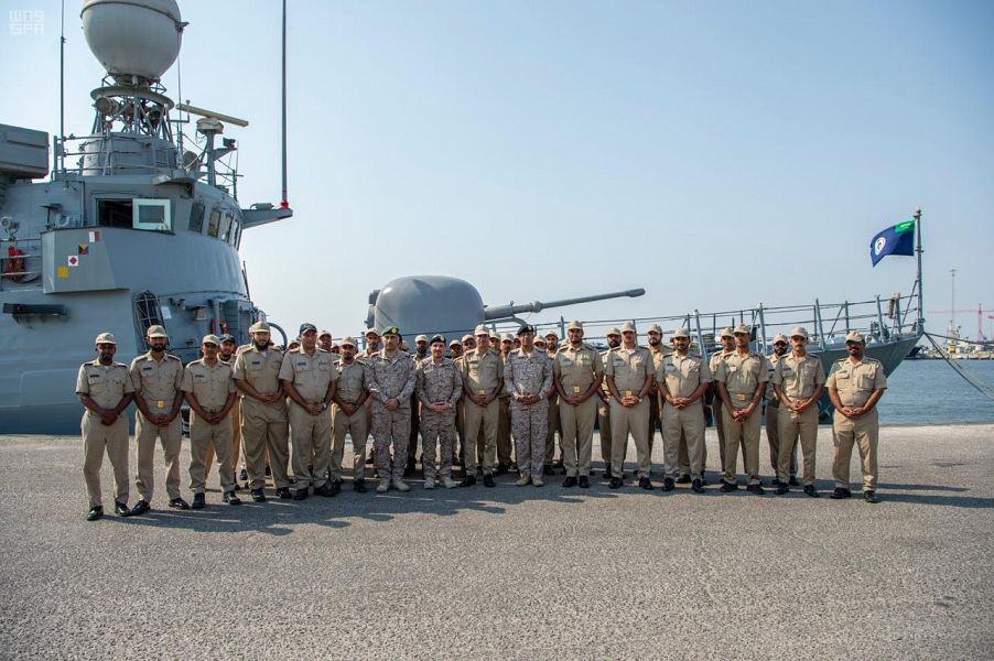 Saudi naval forces arrive in Karachi, Pakistan