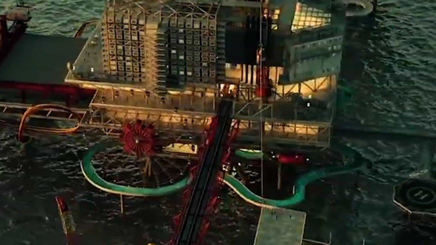 Saudi Arabia turns offshore oil platforms into a city of games