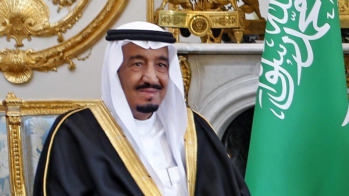 King Salman receives a written message from the President of South Sudan