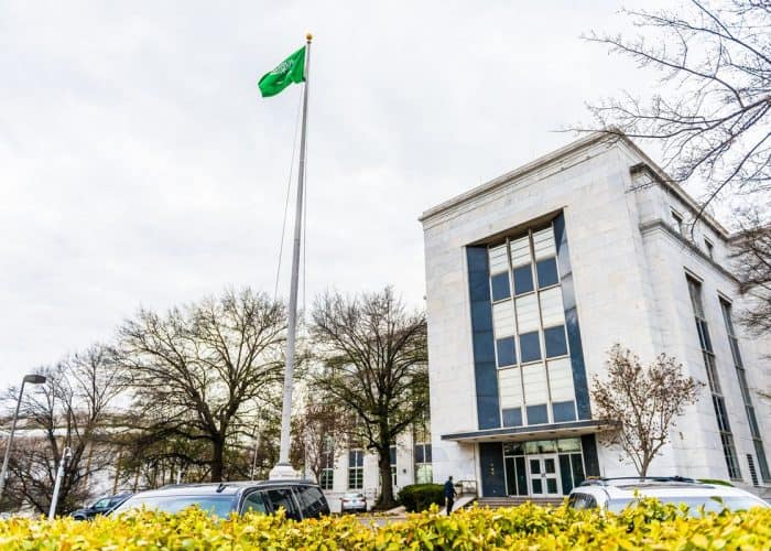 The Saudi Embassy in the USA closes its doors for two days