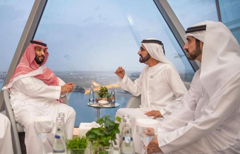Saudi Crown Prince discusses strengthening Gulf cooperation with Mohammed bin Rashid