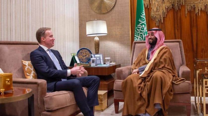 Saudi Crown Prince Mohammed bin Salman reviewed with the President of the World Economic Forum “Davos” Borg Brende