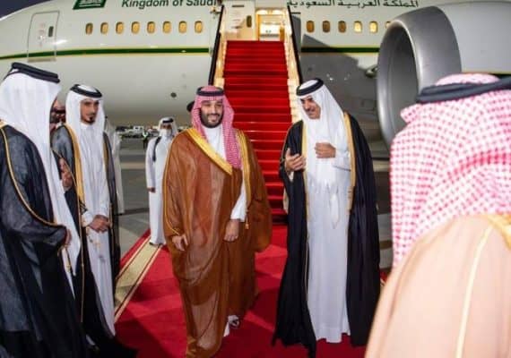 Saudi crown prince stresses the strength of the relationship with Qatar
