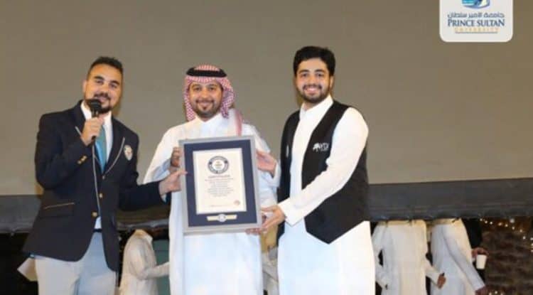Prince Sultan University achieves a record in Guinness Book