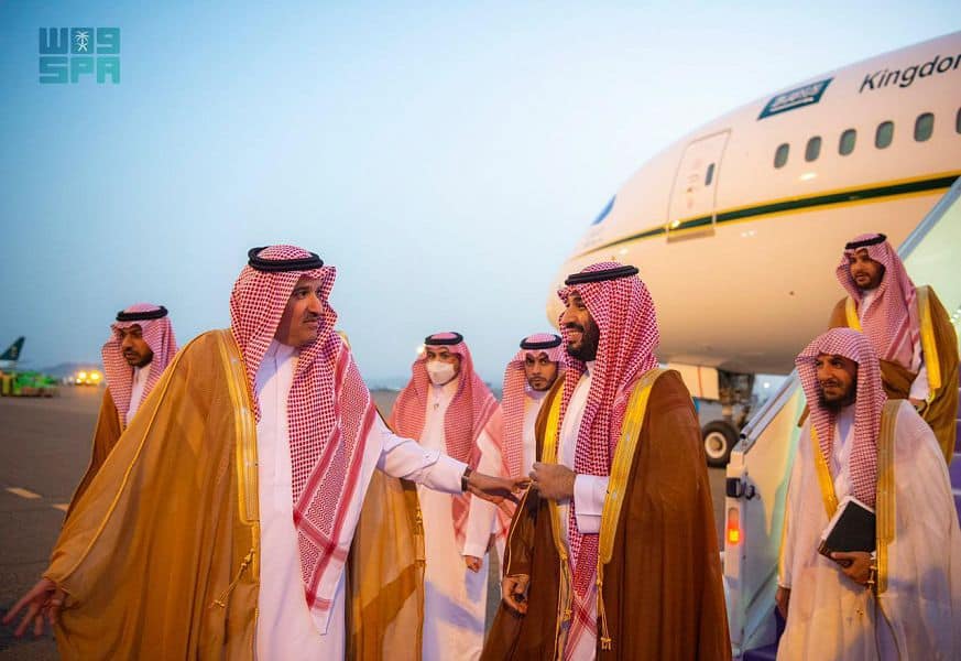 Saudi Crown Prince arrives in Madinah this morning