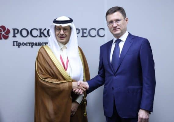 Saudi Oil Chief Visits Russia to discuss the global oil market situation