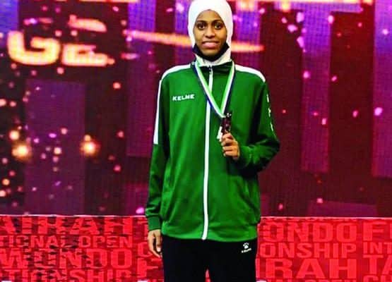 Saudi taekwondo player Donia Abu Talib ... A Role Model for youngsters