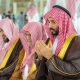 Saudi Crown Prince Washes Holy Kaaba on Behalf of King Salman