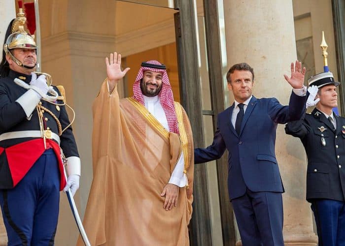 Macron lauds Saudi efforts for a comprehensive political solution in Yemen