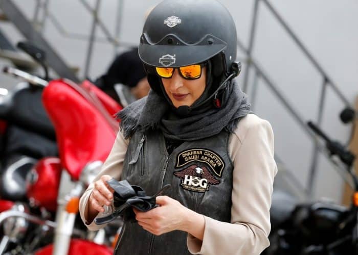 Saudi Women on Motorcycles' training for 1st time in KSA history