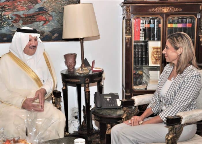 Saudi Ambassador in Cairo meets Egyptian Minister of Culture