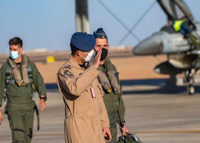 Saudi Air forces are present in Greece to participate in "Falcon Eye 3 " maneuvers