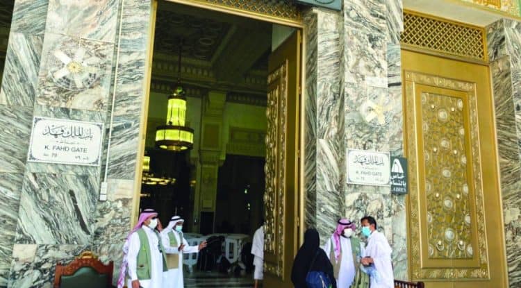 Two Holy Mosques provide an E- locomotive to transport the elderly and disabled