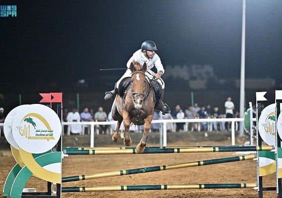 Jazan concludes the fourth supplementary championship for equestrian show jumping