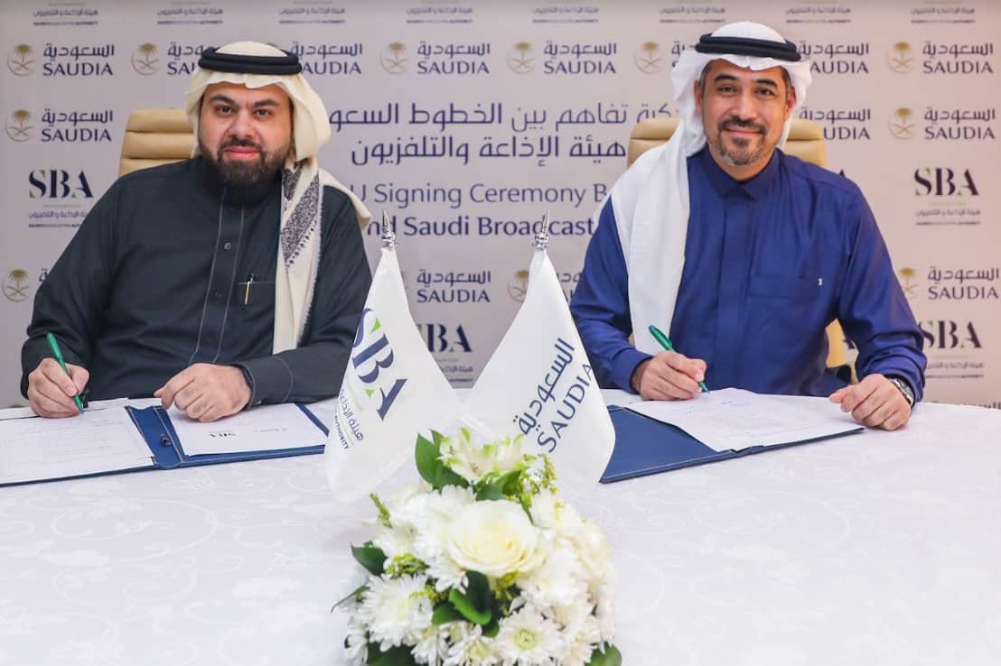 SAUDIA AND THE SAUDI BROADCASTING AUTHORITY SIGN MOU TO LAUNCH JOINT QUALITY INITIATIVES