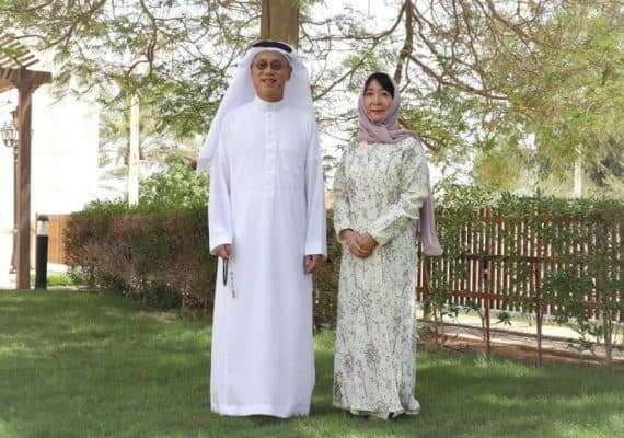 Japan’s ambassador appears in Saudi Uniform, congratulates the leadership on the New Year