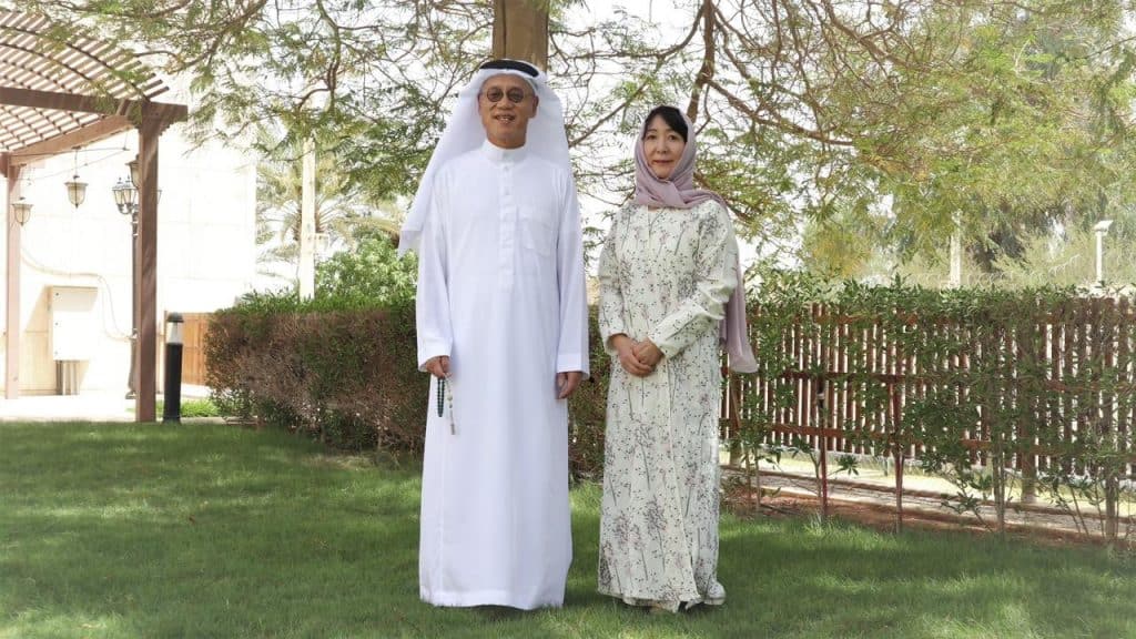Japan’s ambassador appears in Saudi Uniform, congratulates the leadership on the New Year