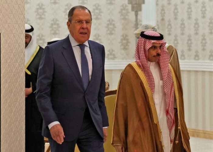 Russia's foreign minister praises Moscow's relations with Saudi Arabia