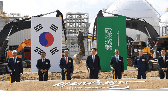 Saudi Aramco lays foundation stone for SAR 26.3 bln Shaheen project in South Korea