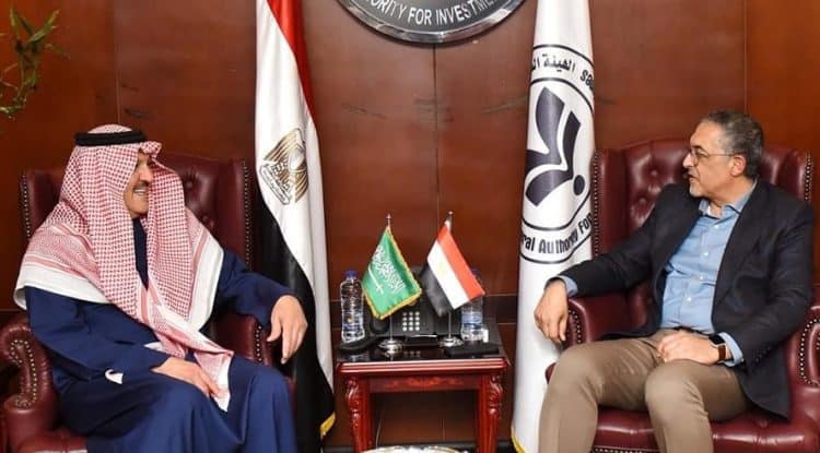 Saudi ambassador in Cairo , GAFI CEO discuss investment expansions 