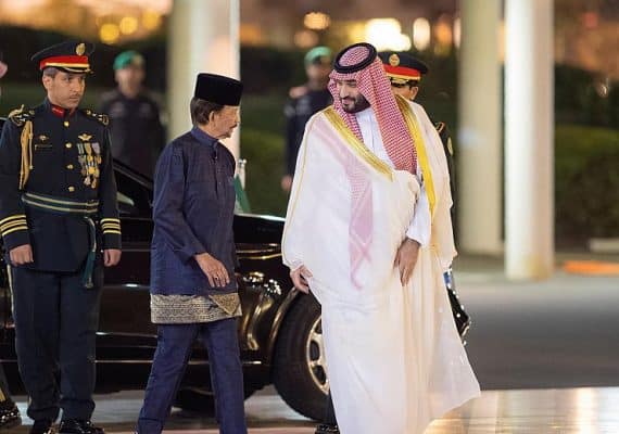 Saudi Crown Prince receives Brunei Darussalam Sultan