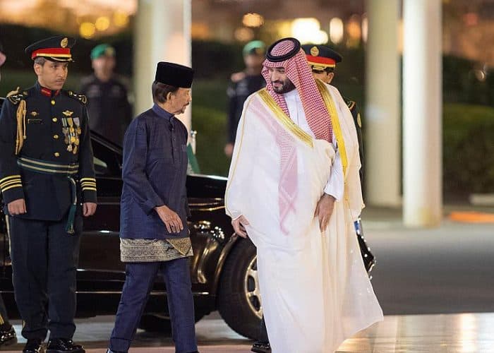 Saudi Crown Prince receives Brunei Darussalam Sultan