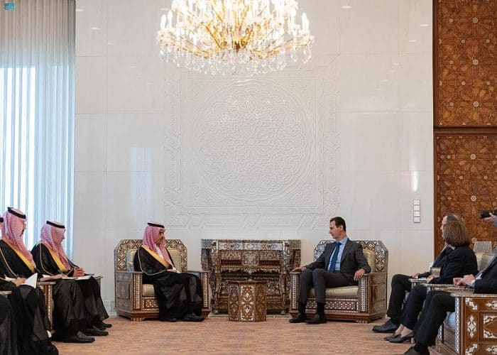 Syrian President, Saudi Foreign Minister discuss relations between the two countries