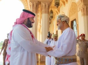 HRH the Crown Prince Meets with Omani Sultan in Muscat