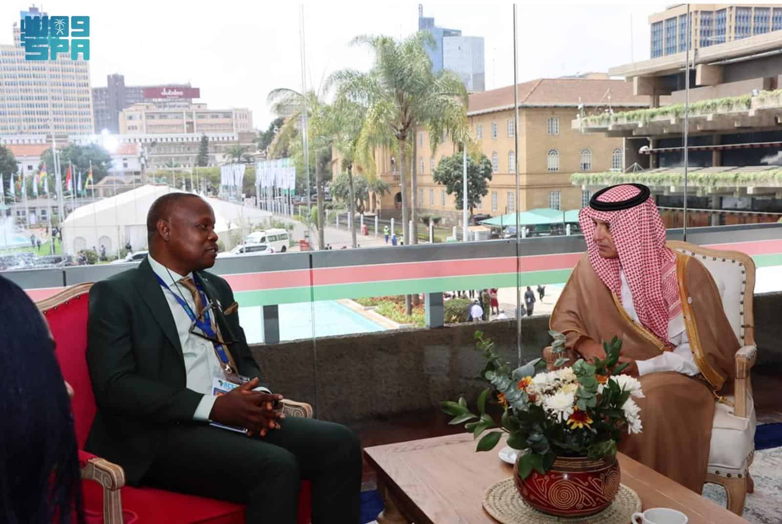 Saudi Minister of State for Foreign Affairs Holds Talks with Nigerian Minister of State for Environment