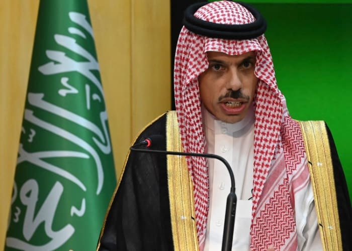 Saudi Arabian Foreign Minister, Prince Faisal bin Farhan Al Saud