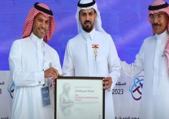 Saudi Nurse Wins Florene Nightingale Medal