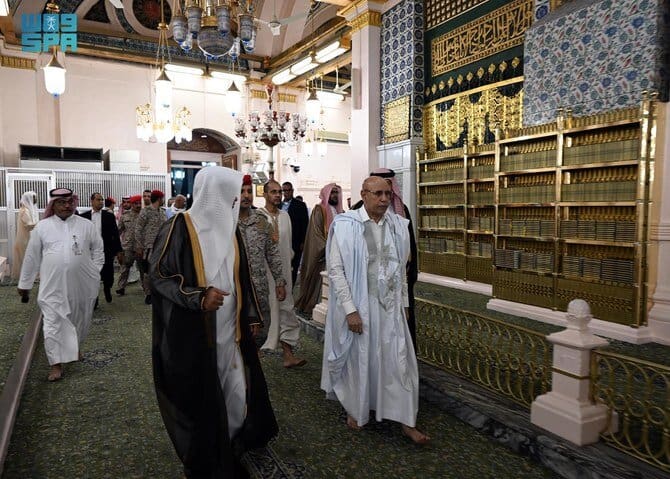 PM of Niger, President of Mauritania Visit Islamic Sites in Madinah