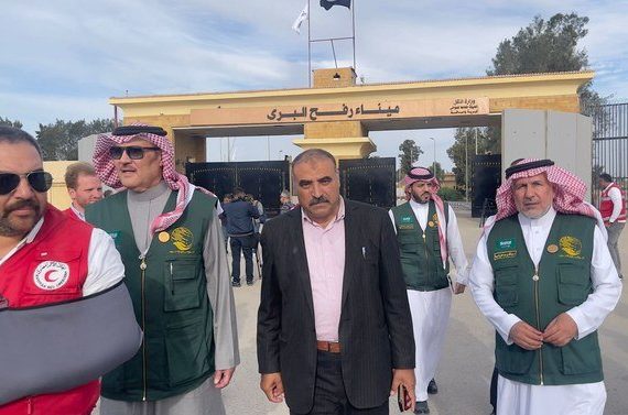 KSrelief Launches Aid Convey from Egypt's Rafah into Gaza