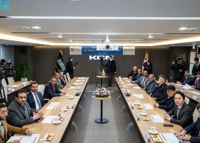 Saudi Industry Minister Visits KG Mobility, Doosan Enerbility Plants in S. Korea