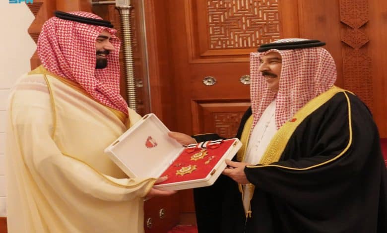 Bahrain's King Hamad Honors Saudi Envoy with Order of Bahrain-First Class