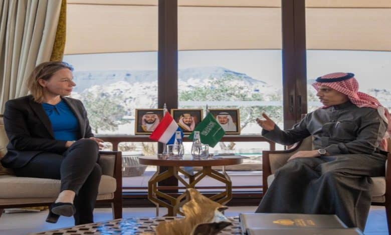 Saudi Foreign Affairs Min. Meets Dutch Counterpart to Discuss Gaza Crisis