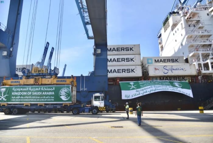 KSrelief Sends Sixth Saudi Relief Vessel to Gaza