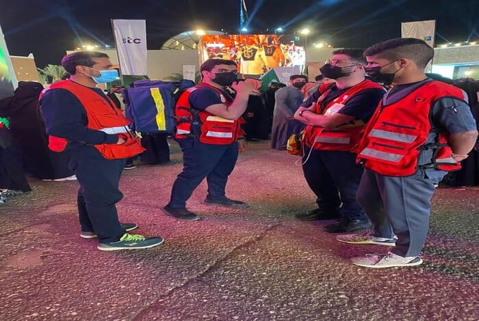 Red Crescent in Al-Jouf Participates in Foundation Day