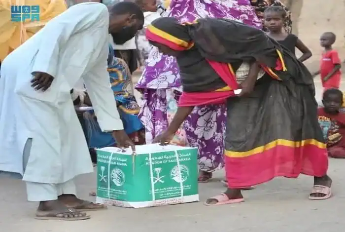 King Salman Relief Center Distributes Food Baskets in Sudan