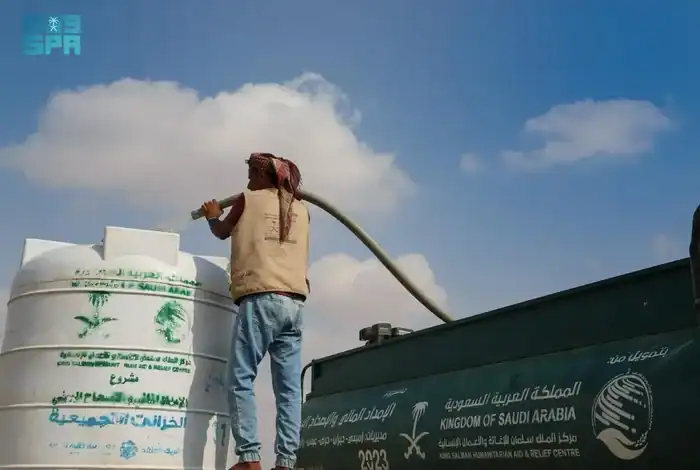 KS Relief Center Pumps 39 m Liters of Water in Hajjah, Sa'ada