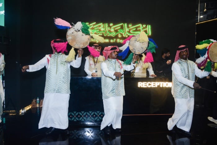 “The Saudi Ardah” Dazzles Audience at NDWBF