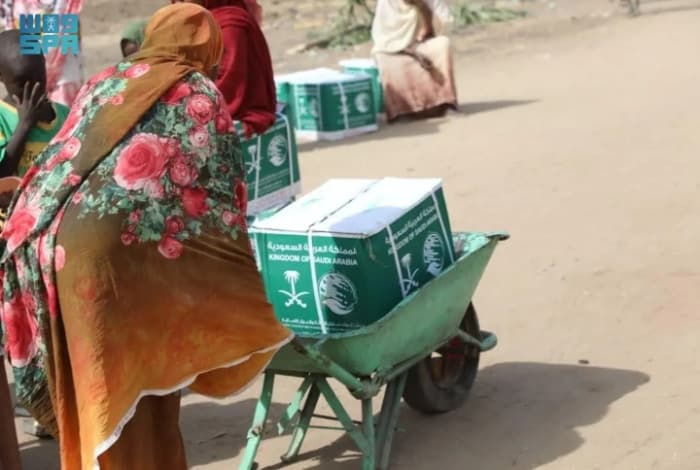 KSrelief Distributes 2.400 Food Baskets in Sudan